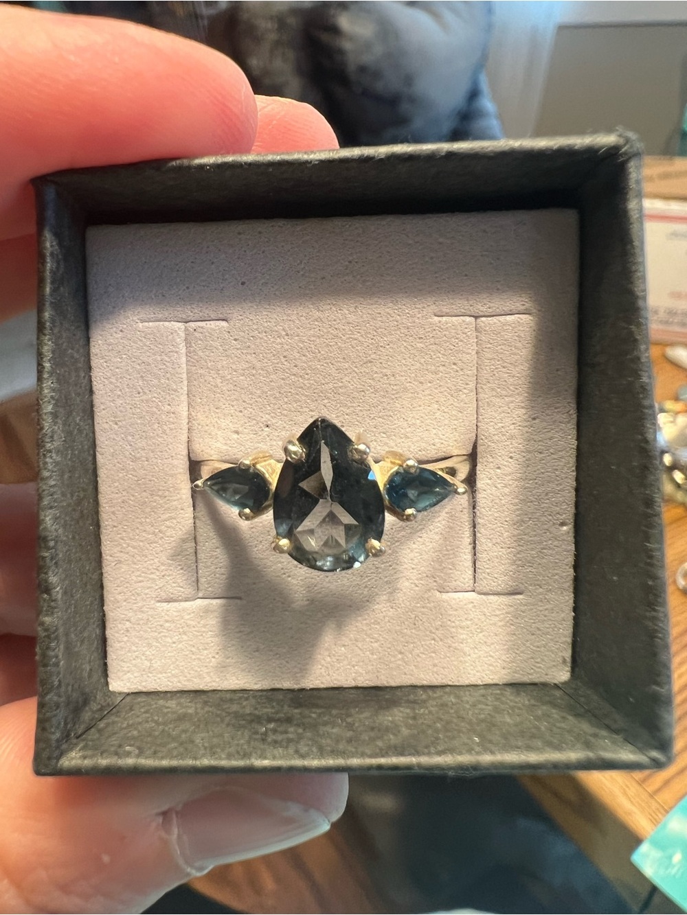 London Blue Topaz Ring
